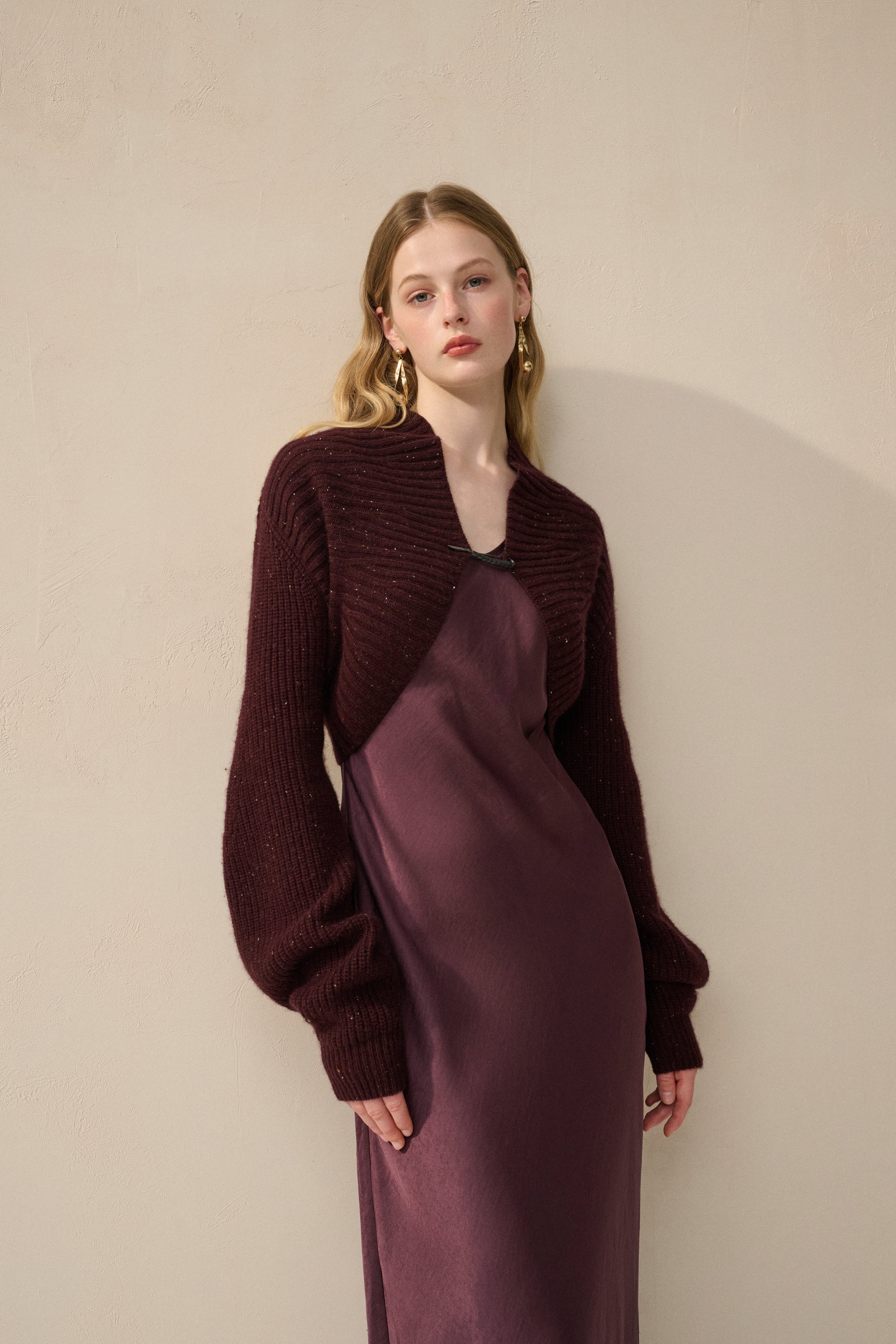 Mid-weight ribbed shrug Mid-weight ribbed shrug