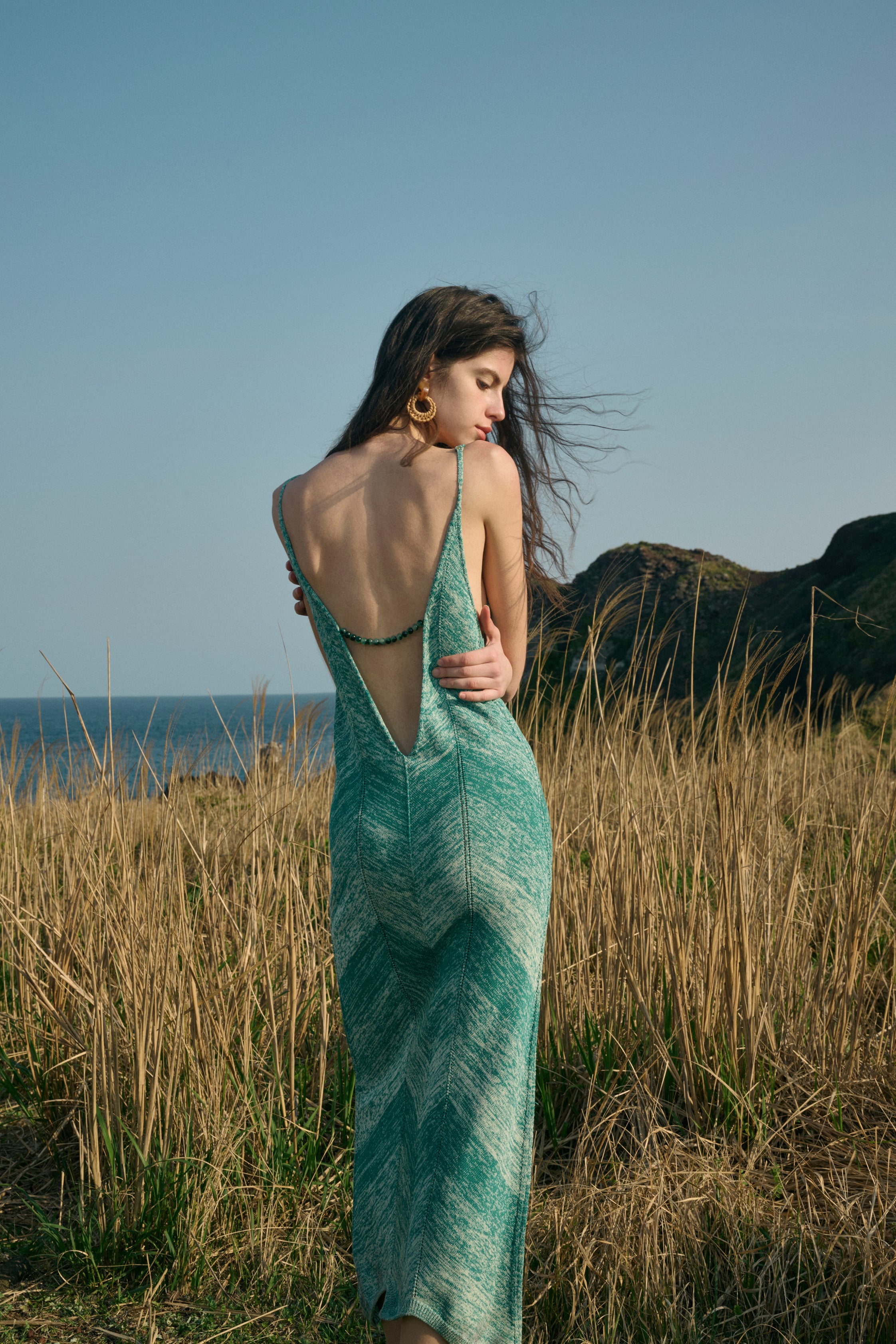 Open V back dress Ancosti Open V back dress Ancosti