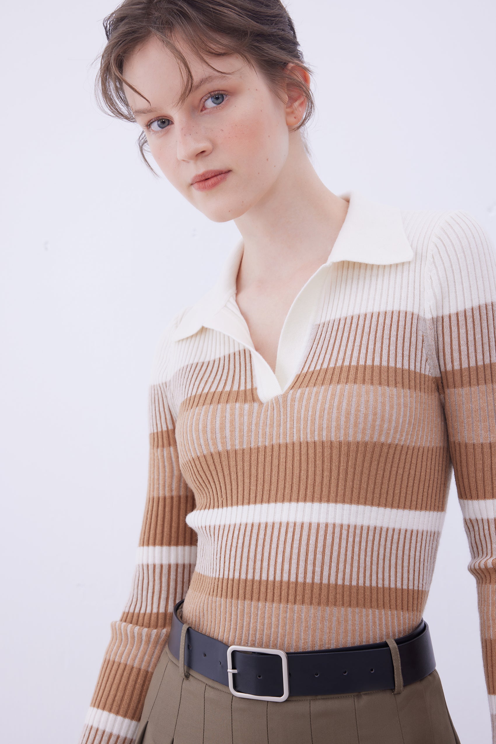 Striped wool sweater