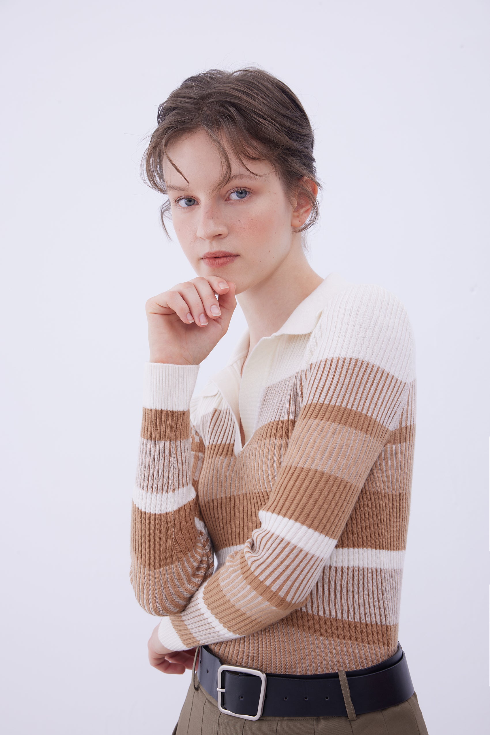 Striped wool sweater