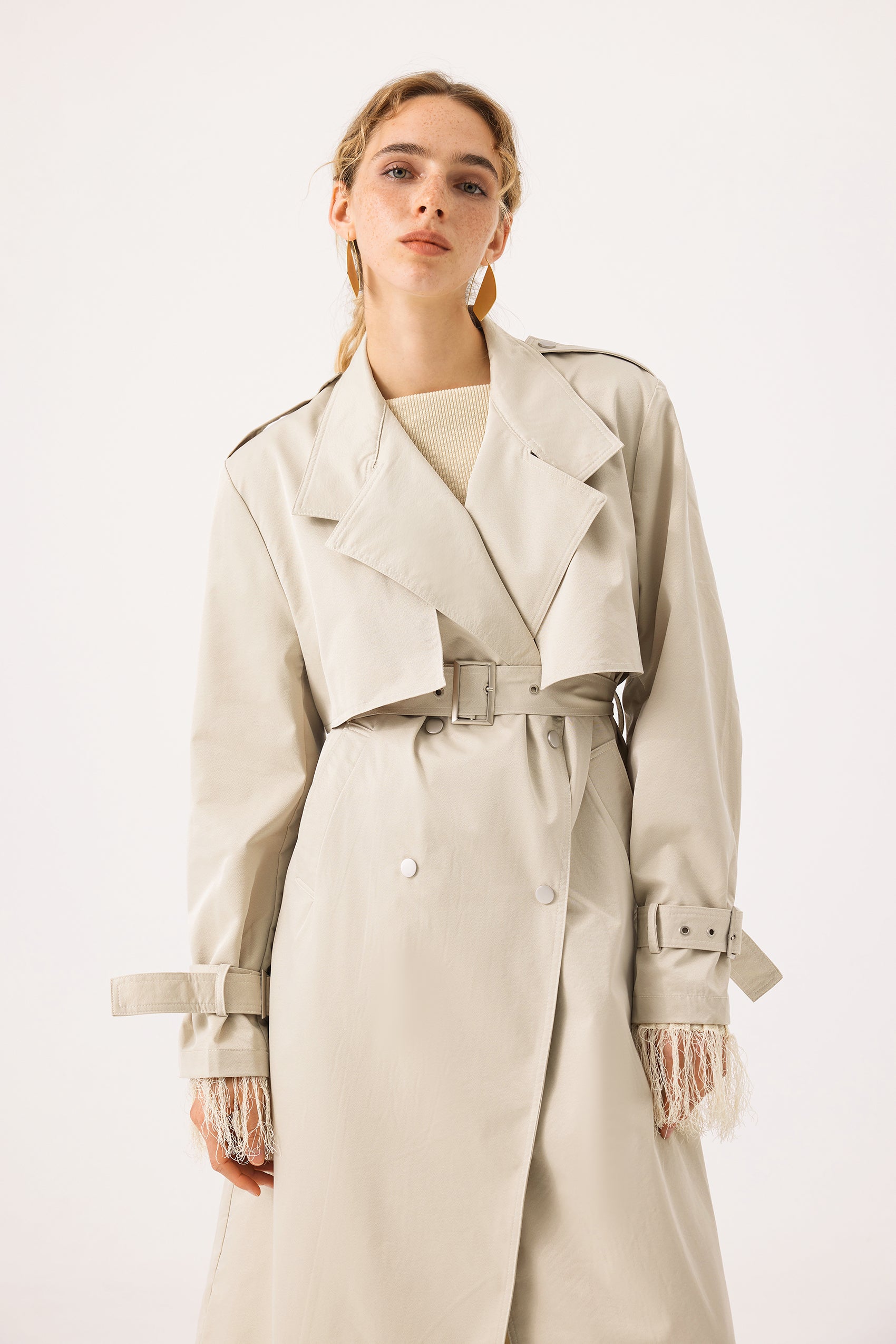 Trench long classique