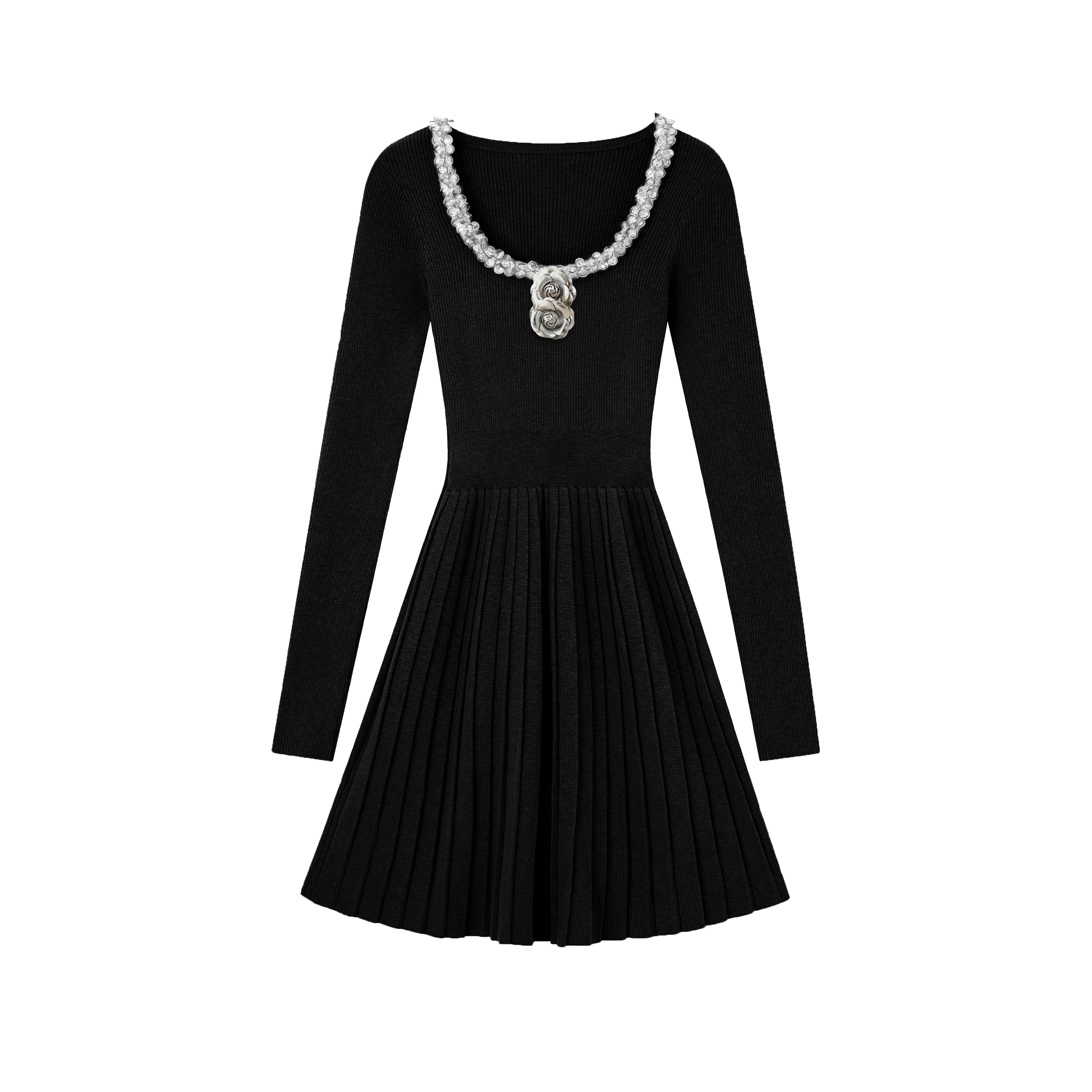 Sparkle Pleated Dress