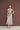 Cowl neck lace trim maxi set