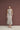 Cowl neck lace trim maxi set
