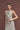 Cowl neck lace trim maxi set