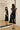 Fringed square neck velvet dress