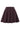 Bubble hem wool mini skirt