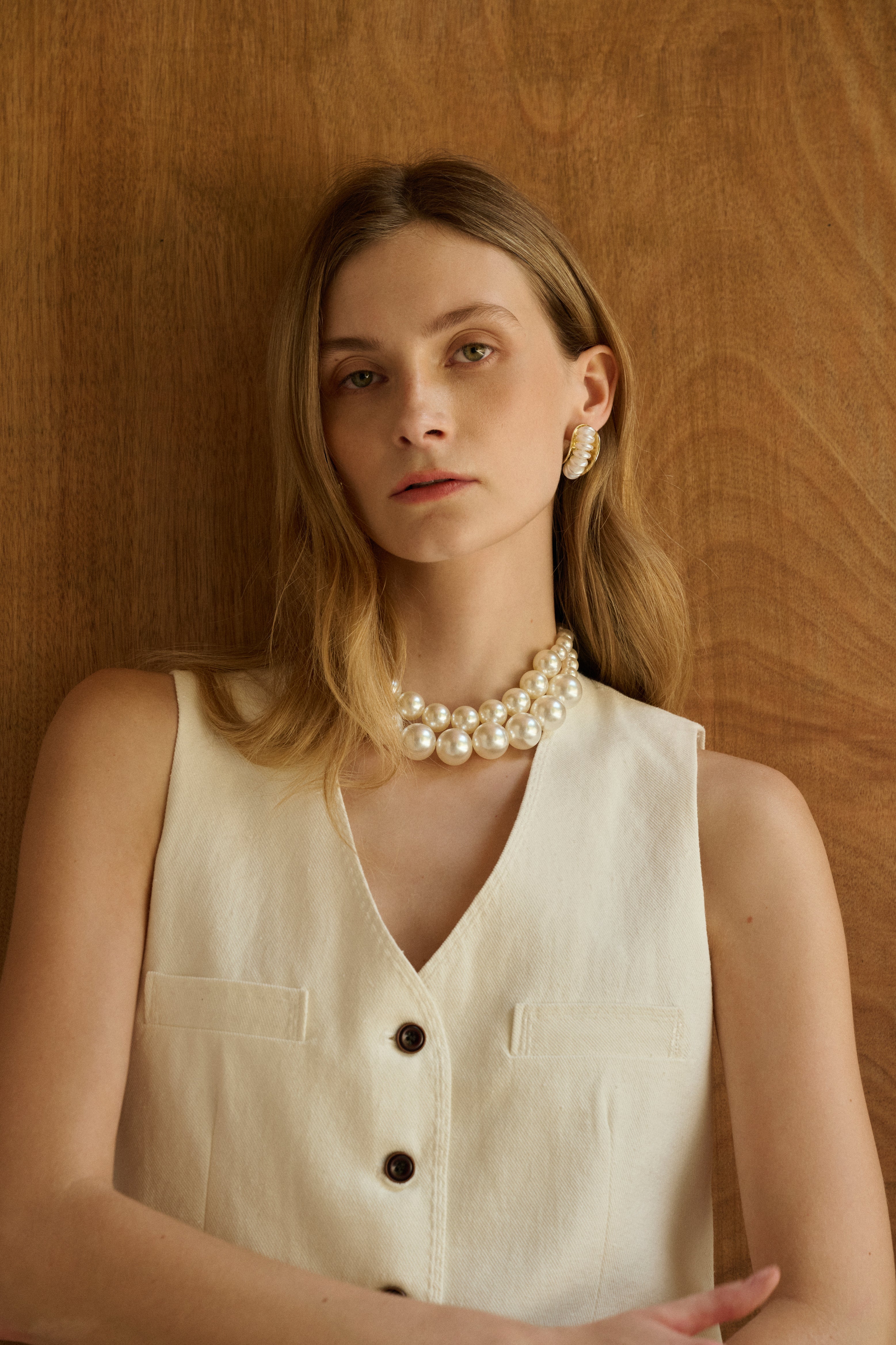 Button front vest