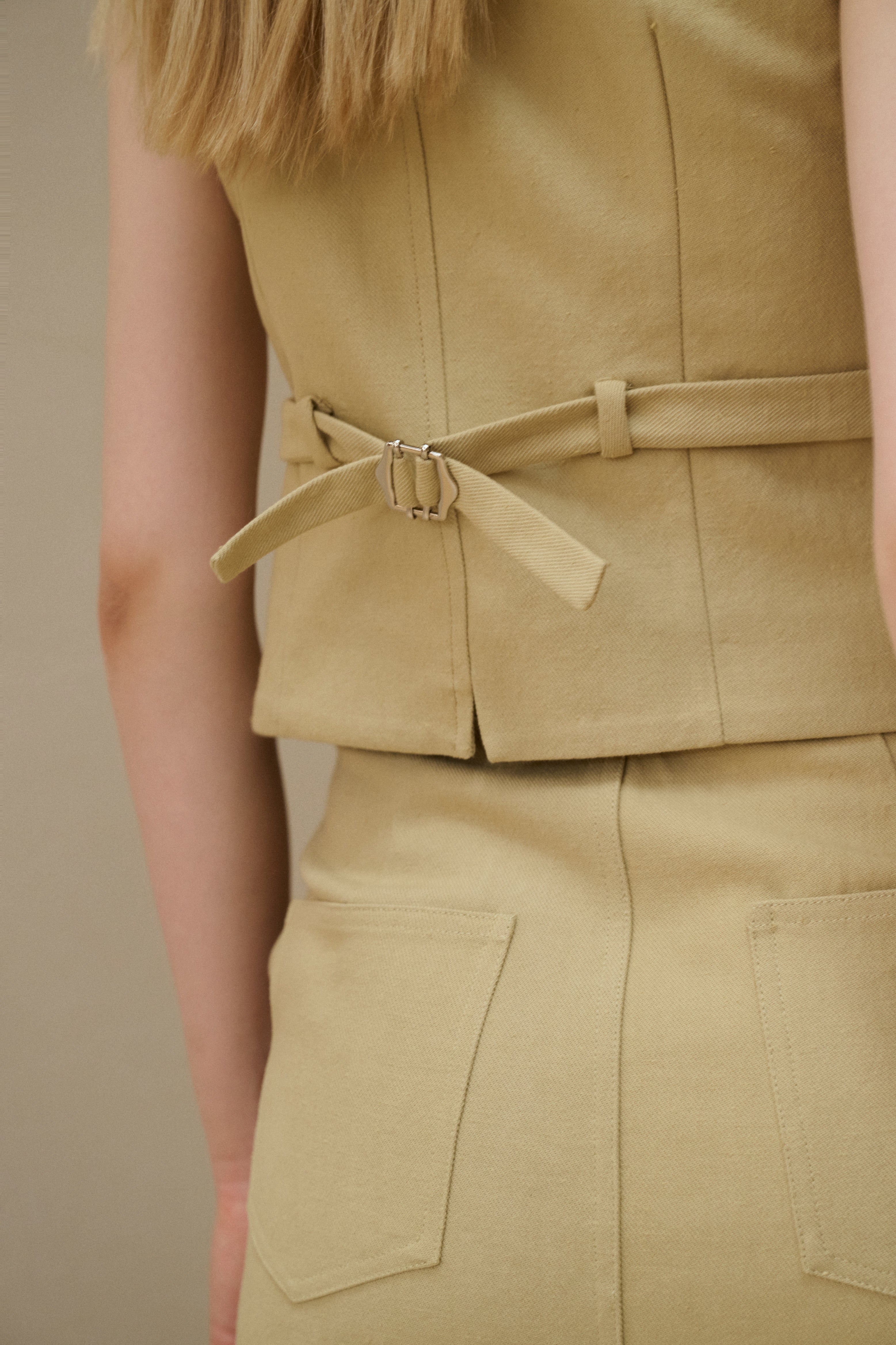 Button front vest