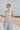 Button pleated bandeau & wide leg set