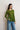 Detachable ruffle capelet knit top