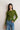 Detachable ruffle capelet knit top