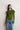 Detachable ruffle capelet knit top