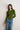 Detachable ruffle capelet knit top