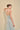 Cross-back open knit stripe set