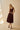 Drawstring double waist pleated skirt
