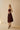 Drawstring double waist pleated skirt