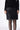 Embroidered faux leather skirt