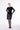 Embroidered faux leather skirt