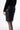 Embroidered faux leather skirt