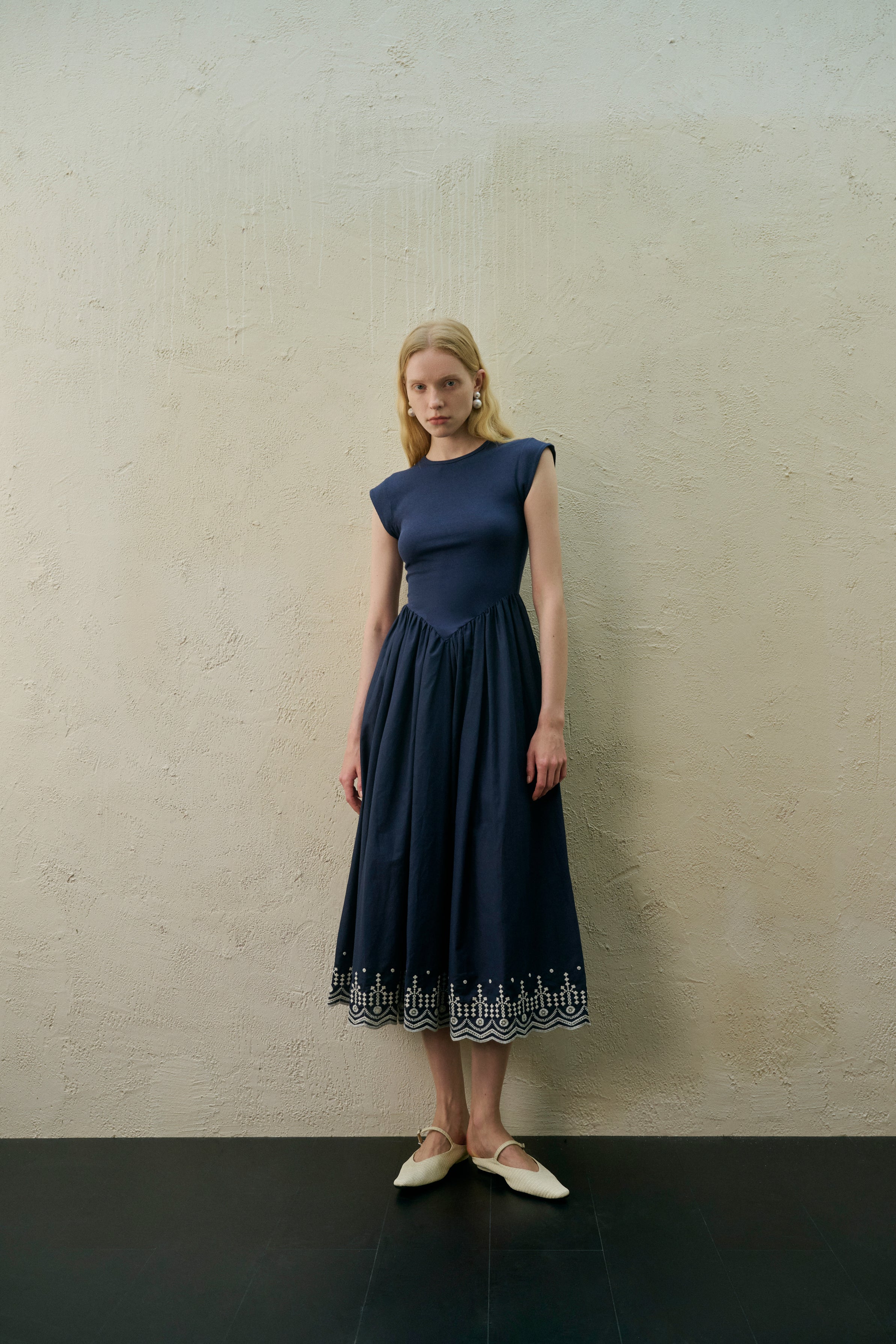 Embroidered patchwork dress Embroidered patchwork dress
