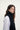 Fringed turtleneck vest