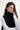 Fringed turtleneck vest
