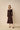 Halter-neck wool dress