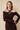 Halter-neck wool dress
