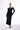 Halter-neck wool dress