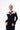 Halter-neck wool dress