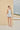 Halter tie-neck bubble skort dress
