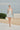 Halter tie-neck bubble skort dress
