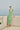 Scoop neck open knit dress