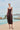 Spaghetti strap rosette dress