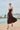 Spaghetti strap rosette dress