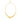 Irregular wavy necklace