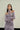 Lace-panel long-sleeve halter top