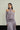 Lace-panel long-sleeve halter top