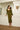 Lace hem wool dress