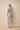 Lace hem wool dress