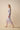 Lace hem wool dress