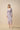 Lace hem wool dress