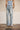 Light wash floral print jeans