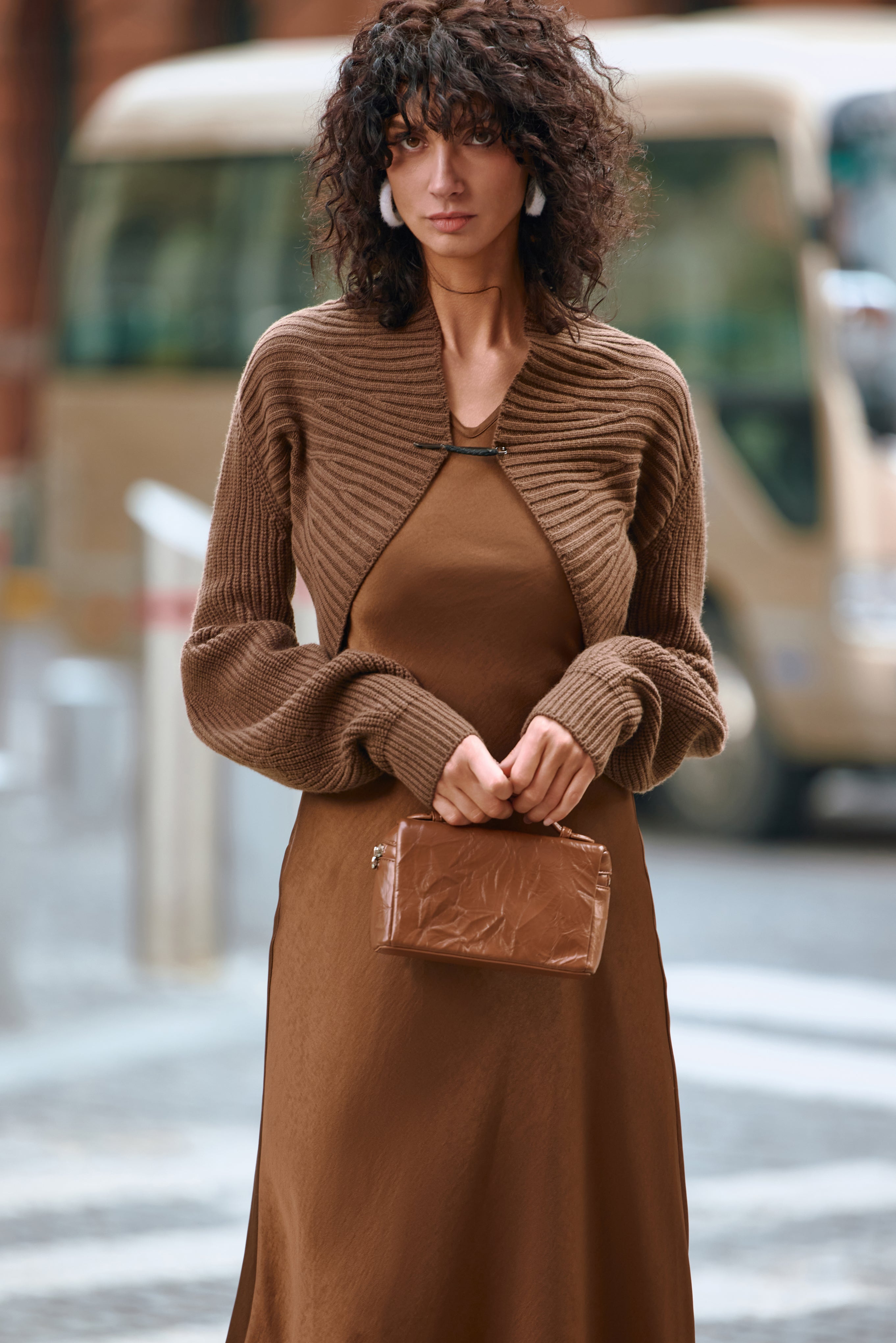 Mid-weight ribbed shrug Ancosti Mid-weight ribbed shrug Ancosti
