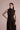 Asymmetrical mock-neck wool dress