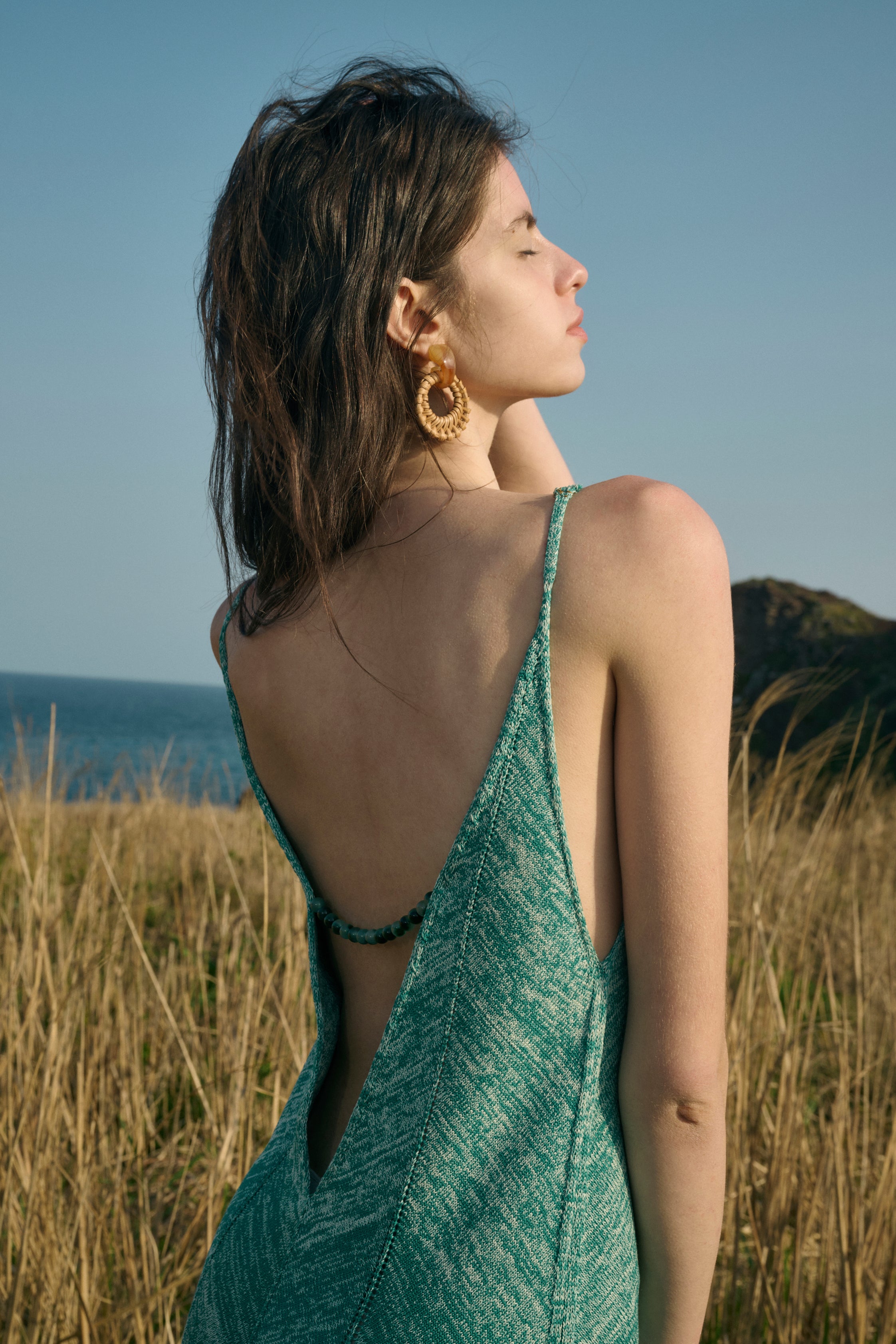 Open V back dress Ancosti Open V back dress Ancosti