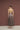 Ruched open back maxi dress