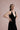 Pearl-dot velvet midi dress