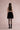 Pearl-dot velvet open back dress